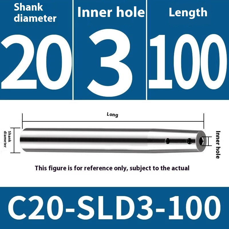2059-High precision side solid SLD extension rod CNC milling cutter extended rod small diameter straight handle deep cavity avoidance C12C16C20 Shandong Denso Pricision Tools Co.,Ltd.